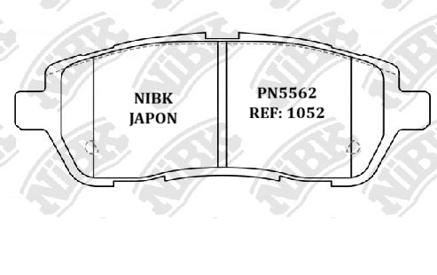 Pastillas de freno delanteras NIBK PN5562