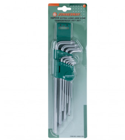 Juego de Llaves Torx Tamper Proof 10 Piezas H08S110S Jonnesway