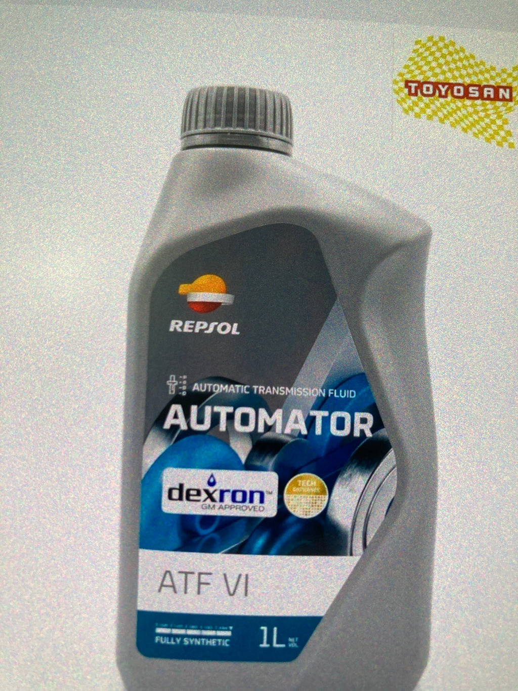 Envase de aceite Repsol Automator ATF VI Dexron totalmente sintético de 1 litro