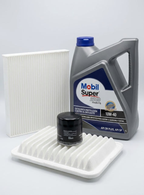 Kit Mantención Toyota Yaris 2006-2010 1.3/1.5 | Aceite + 3 Filtros | Envío Gratis RM