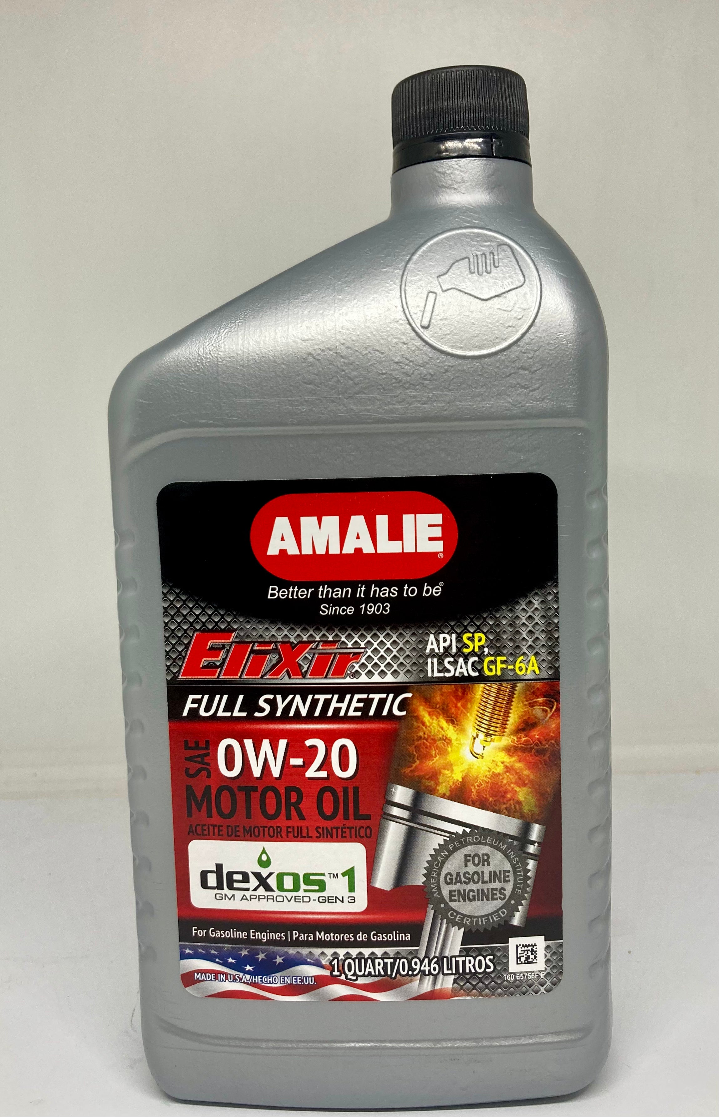 Lubricante Amalie 0W/20 Formato 0.946Lt