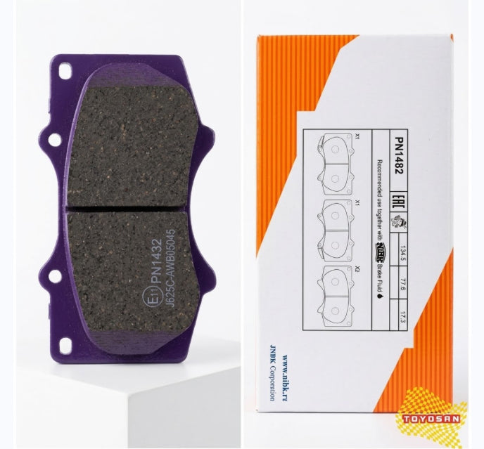Pastillas de Freno Delanteras NIBK PN1482 Cerámicas | Toyota Hilux - Fortuner - JAC T8