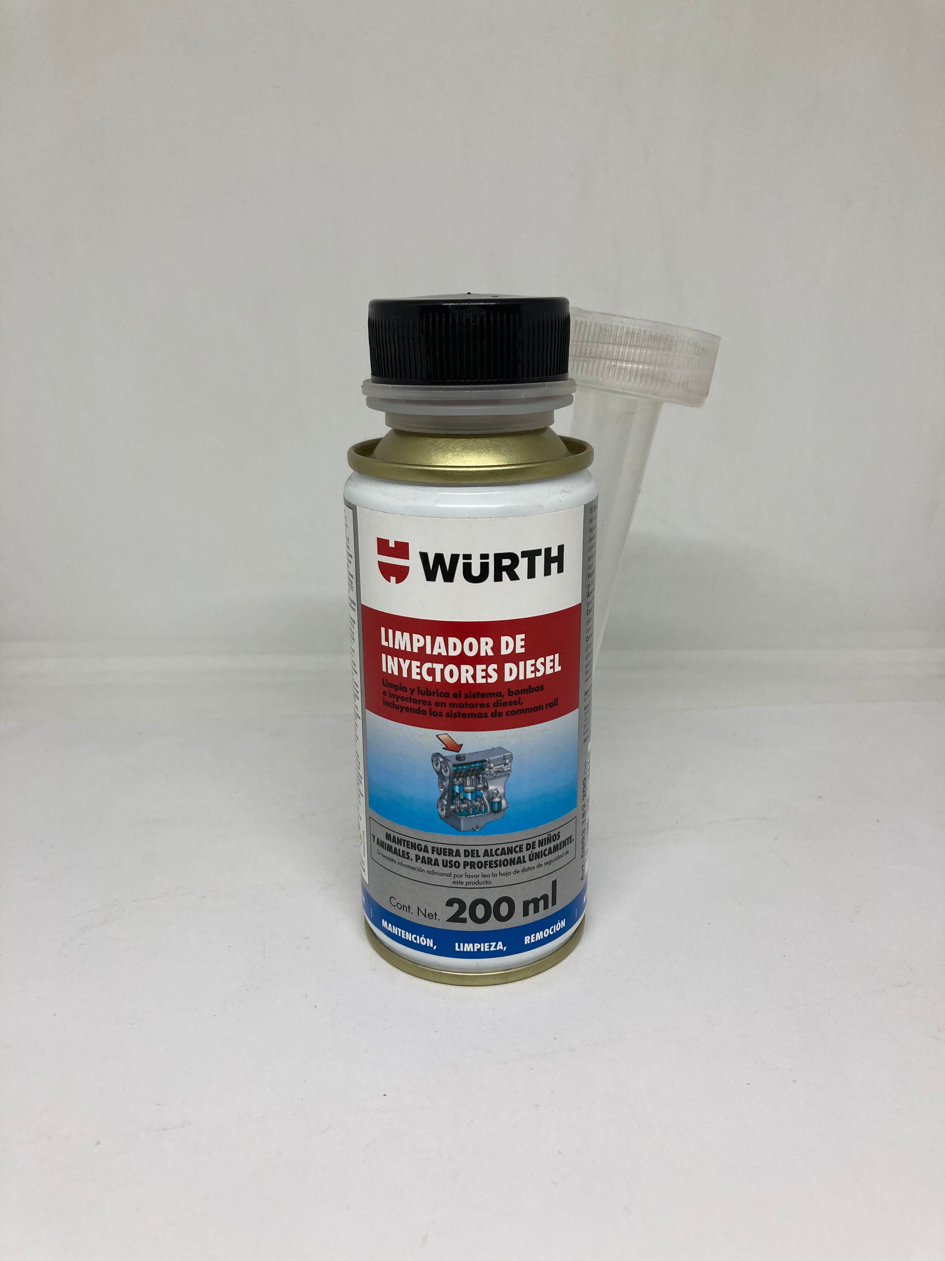 Limpia Inyector Diésel Würth 200ml