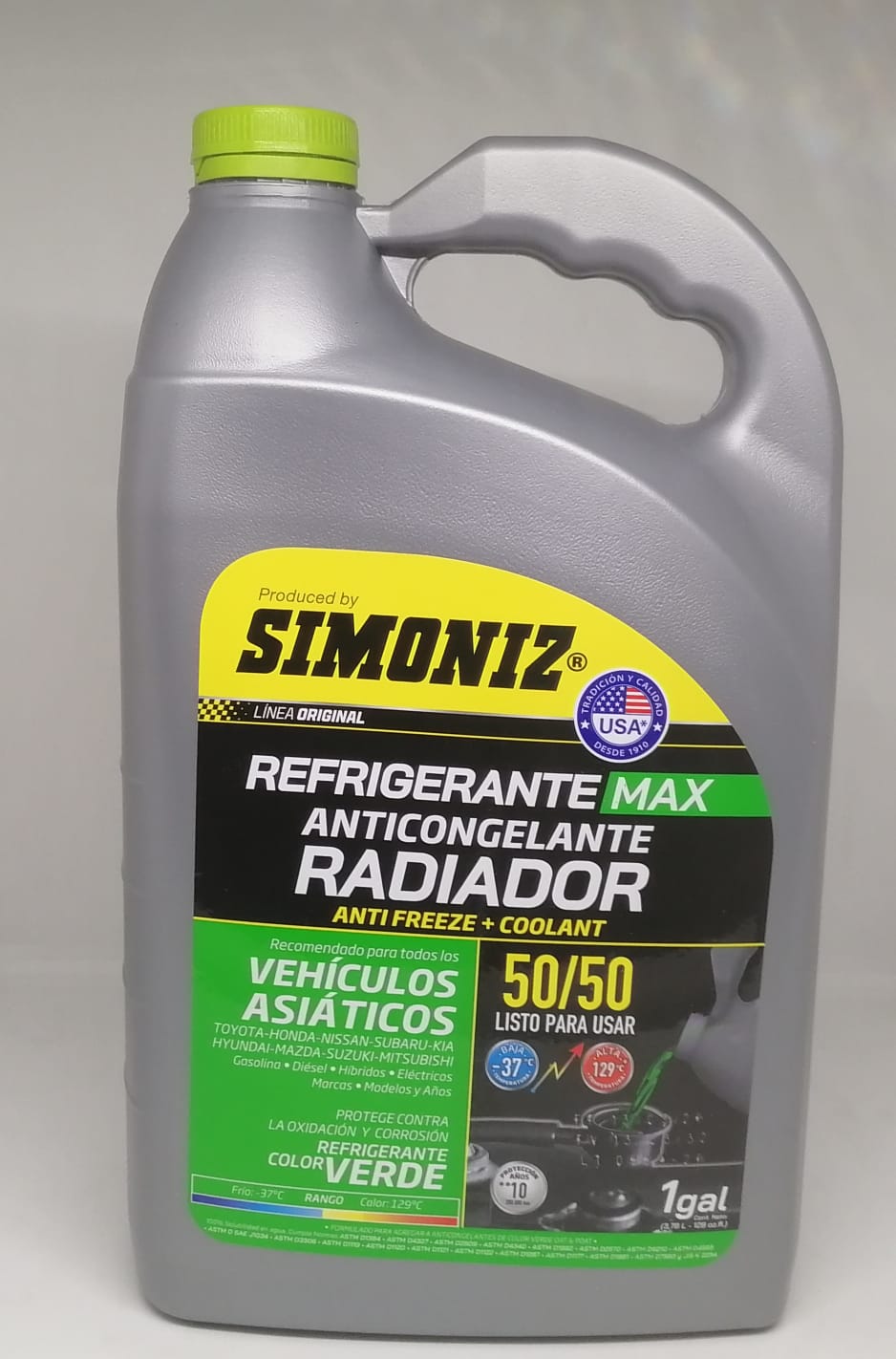 Refrigerante Simoniz 50/50 Verde Galón