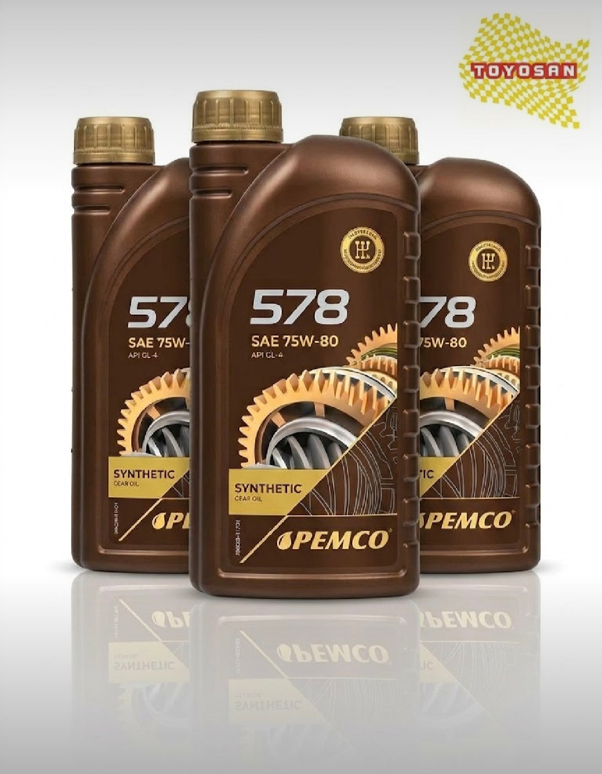 Pack 3L Aceite de Caja Manual Pemco 578 75W-80 GL-4 | Envío Gratis RM