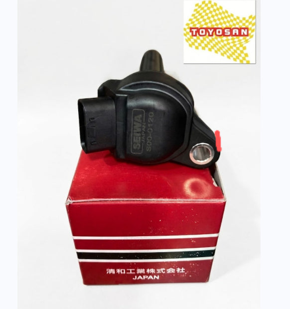 Bobina de Encendido Toyota 4 Pines SEIWA – Códigos 90919-T2011 / 90919-T2010