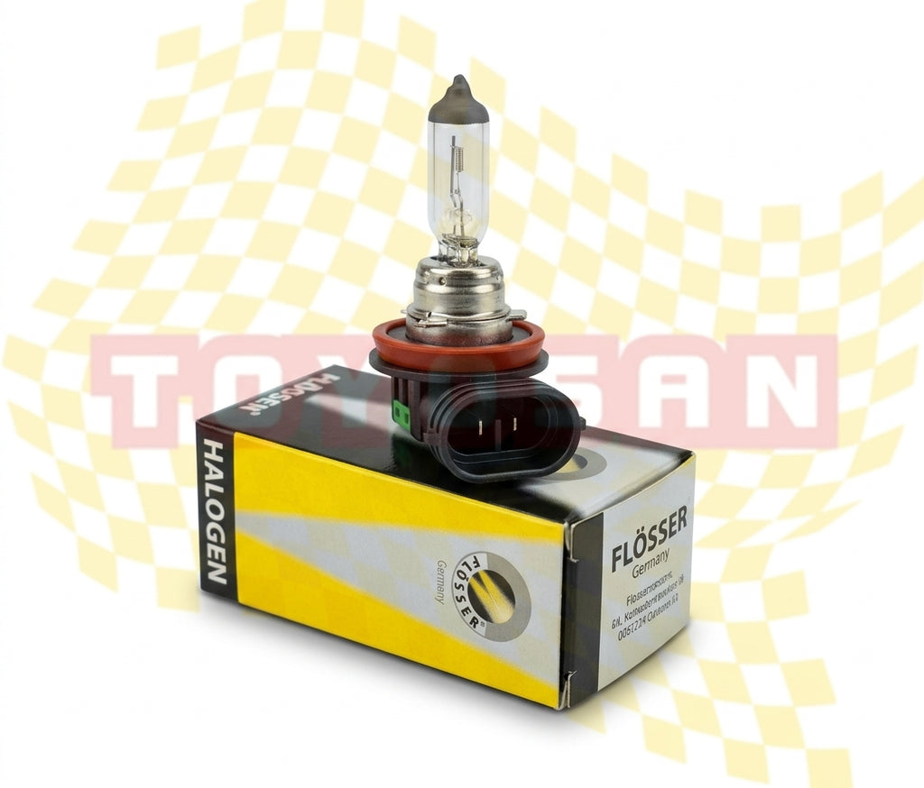 Ampolleta Halógena H11 Flösser | 12V 55W – Calidad Alemana